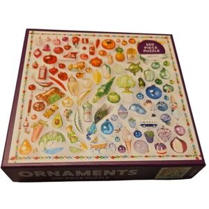 Galison ORNAMENTS 500 piece puzzle jigsaw COMPLETE